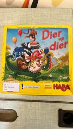 Haba - dier op dier, Hobby en Vrije tijd, Gezelschapsspellen | Overige, Een of twee spelers, Ophalen of Verzenden, Zo goed als nieuw