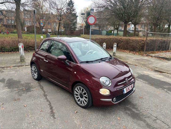 Fiat 500 Lounge 1.2 benz 83000km 2017 Garantie!, Autos, Fiat, Entreprise, Achat, ABS, Airbags, Air conditionné, Bluetooth, Ordinateur de bord
