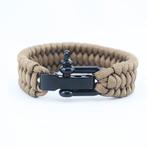 GARÇONS - Bracelet ajustable en paracorde pour homme, Enlèvement ou Envoi, Neuf, Brun