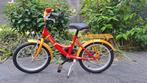Bike Fun Kids kinderfiets 16 inch (oranje-rood), 16 tot 20 inch, Bike fun kids ( BFK ), Gebruikt, Zijwieltjes