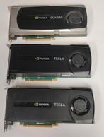 Nvidia Quadro 5000 2.5GB, Tesla C2050 3gb en Tesla c2075 6GB, Gebruikt, Ophalen of Verzenden, Nvidia