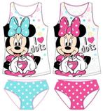 Minnie Mouse Ondergoed Dots (2 sets) - Maat 116/122-128/134, Nieuw, Meisje, Ophalen of Verzenden, Disney