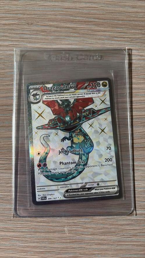 Pokemon Dragapult EX TWM 200, Hobby en Vrije tijd, Verzamelkaartspellen | Pokémon, Nieuw, Ophalen of Verzenden