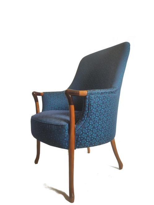 Mooie vintage Giorgetti fauteuil design Umberto Asnago, Huis en Inrichting, Woonaccessoires | Overige, Gebruikt, Ophalen of Verzenden
