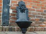 Wandfontein Leeuw - Zwart - 75 cm - Gietijzer, Tuin en Terras, Ophalen of Verzenden, Gietijzer, Fontein
