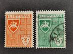 Litouwen 1936 - wapenschild, Postzegels en Munten, Ophalen of Verzenden, Overige landen