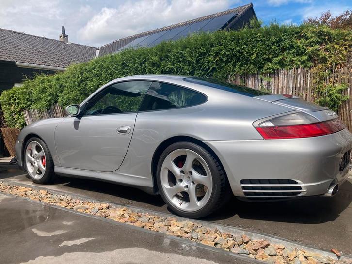 Porsche 911 996 4S, Auto's, Porsche, Particulier, Benzine, Euro 4, Coupé, 3 deurs, Automaat, Zilver of Grijs, Grijs, Leder, Vierwielaandrijving