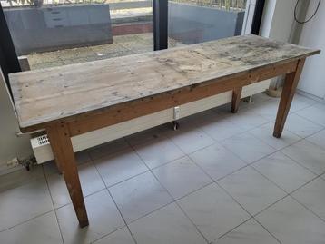 Table en bois, Maison & Meubles, Tables | Tables à manger, 150 à 200 cm, Cinq personnes ou plus, Enlèvement, Utilisé