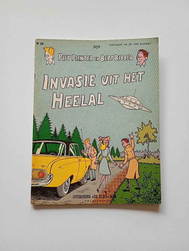 Piet Pienter invasie uit het heelal 1é druk 1965, Boeken, Stripverhalen, Gelezen, Ophalen of Verzenden