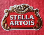 Petite plaque en métal STELLA - ARTOIS ., Collections, Utilisé, Enlèvement ou Envoi, Panneau publicitaire