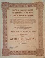 Soc. de transport rapides de comm. et de mines -Leopoldville, Ophalen of Verzenden, 1920 tot 1950, Aandeel
