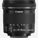 Objectif Canon grand angle  EFS 10-18mmf/4.5-5.6, TV, Hi-fi & Vidéo, Comme neuf, Objectif grand angle