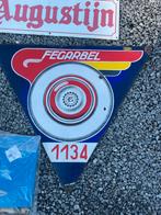 Emaillebord Fergabel, Ophalen