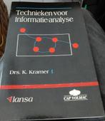 Technieken voor Informatie Analyse, Comme neuf, Autres sujets/thèmes, Drs. K. Kramer, Enlèvement ou Envoi