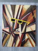 Modern schilderij: kubisme- zonnebril - Pablo Picasso stijl, Antiek en Kunst, Kunst | Schilderijen | Modern, Ophalen