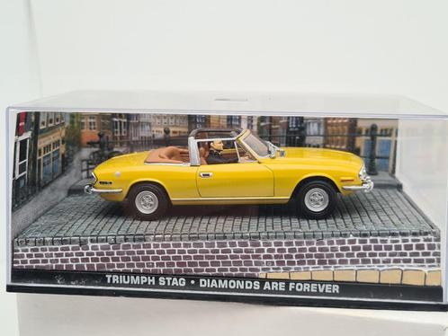 Triumph Stag James Bond 1:43, Hobby en Vrije tijd, Modelauto's | 1:43, Zo goed als nieuw, Auto, Universal Hobbies, Ophalen of Verzenden