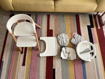 Stokke Steps Meegroeistoel - Wit incl accessoires beschikbaar voor biedingen