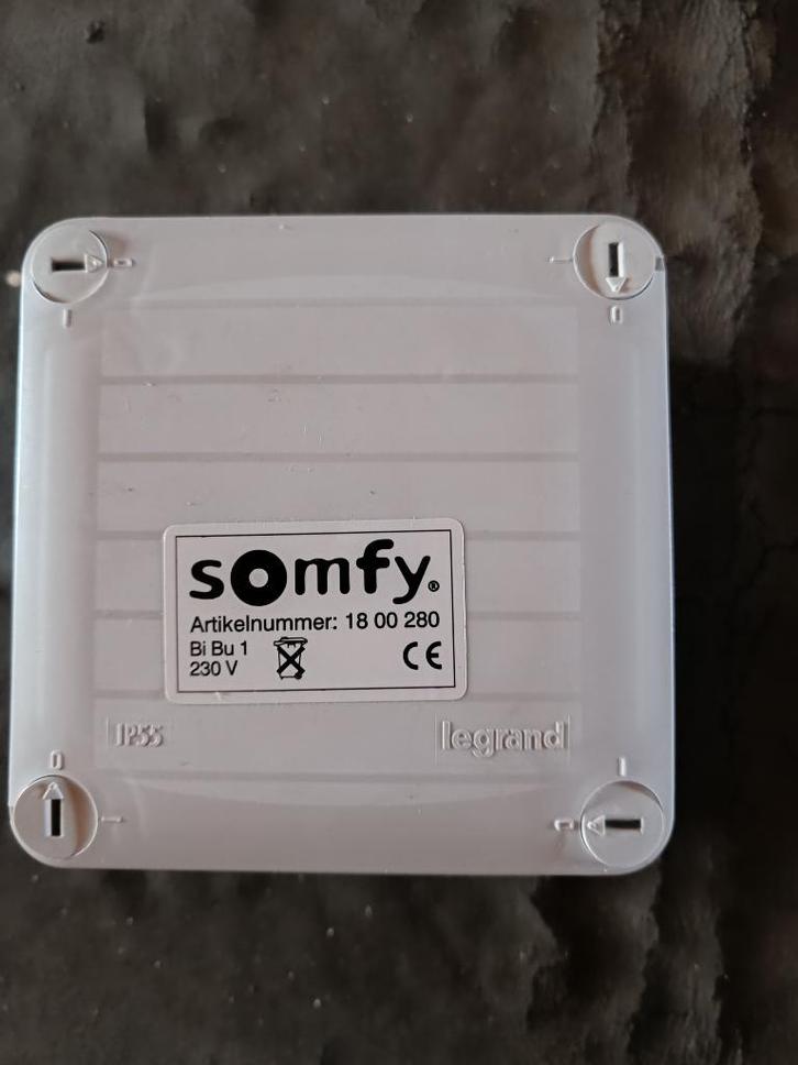 Somfy schakelkast BiBu1, Bricolage & Construction, Électricité & Câbles, Neuf, Interrupteur, Interrupteur, Enlèvement ou Envoi