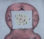 YVES RHAYE / LA LETTRE / KLEURETS / 57x76cm / SIG, Antiek en Kunst, Ophalen of Verzenden