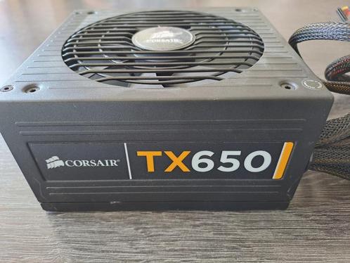 Alimentation Corsair TX650 – 650W, Computers en Software, Interne voedingen, Gebruikt, Ophalen of Verzenden