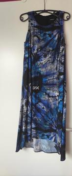 Kleedje Desigual blauwe tinten, Comme neuf, Bleu, Taille 42/44 (L), Sous le genou