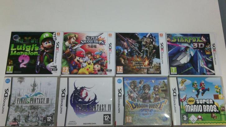 Jeux video: Nintendo DS et 3DS, Games en Spelcomputers, Games | Nintendo 2DS en 3DS, Zo goed als nieuw, Vanaf 3 jaar, Ophalen