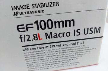 Canon EF 100mm F/2.8L IS USM Macro  beschikbaar voor biedingen