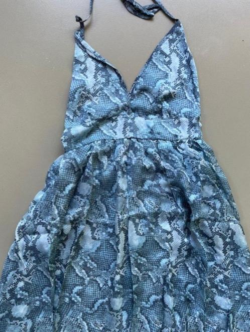 Ongedr zijden maxidress Zadig & Voltaire mt 36, Kleding | Dames, Jurken, Nieuw, Maat 36 (S), Blauw, Onder de knie, Verzenden