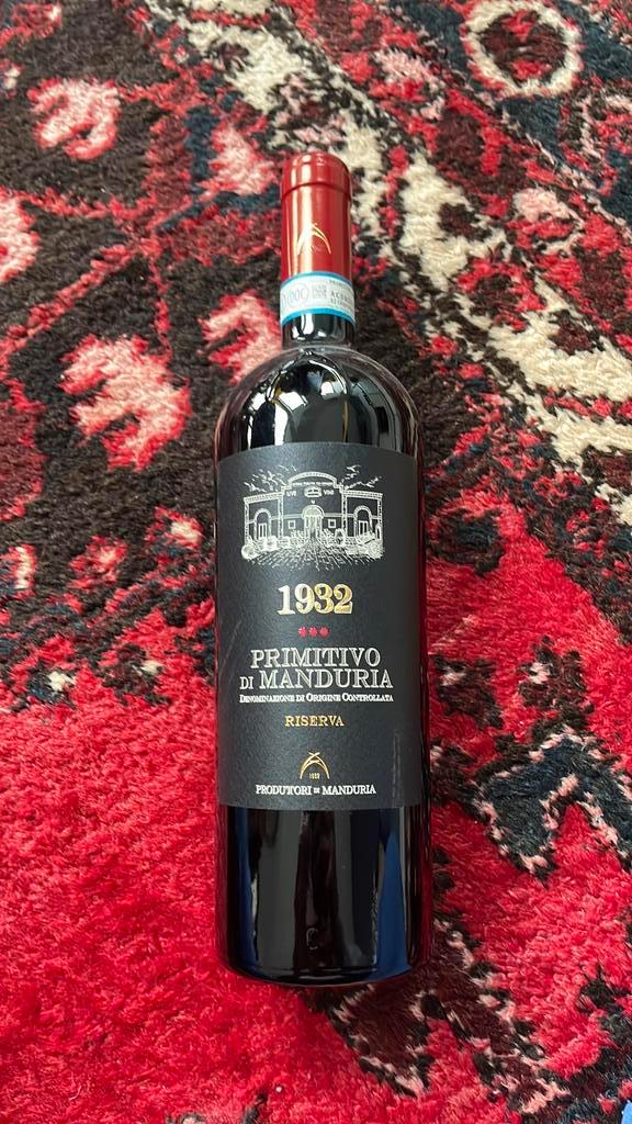 Vin rouge italien, Collections, Vins, Comme neuf, Vin rouge, Enlèvement