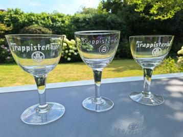 3 vintage bierglazen Westmalle beschikbaar voor biedingen