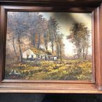 peintures à l'huile  sur toile ( L. MAES ), Antiek en Kunst, Ophalen