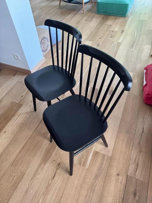 Set van 2 Ivy stoelen (AM.PM), Huis en Inrichting, Stoelen, Nieuw, Twee, Hout, Zwart, Ophalen
