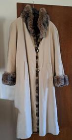 Manteau en fourrure, Enlèvement ou Envoi, Comme neuf, Taille 46/48 (XL) ou plus grande, Beige