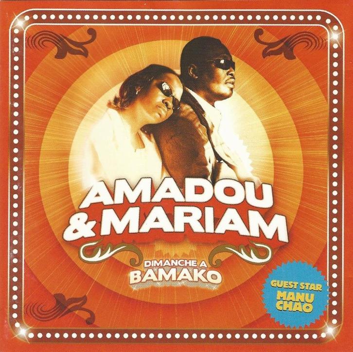 CD * AMADOU & MARIAM - DIMANCHE A BAMAKO, Cd's en Dvd's, Cd's | Overige Cd's, Zo goed als nieuw, Ophalen of Verzenden