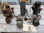 3 gasmaskers 1937-38-39, Verzamelen, Militaria | Algemeen, Ophalen