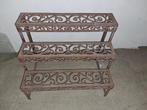 Zware gietijzeren etagére. Bloemen stelling. Moet weg., Ophalen of Verzenden, Gebruikt