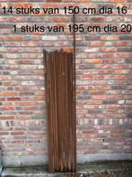 15 stuks gekarteld ijzer/ betonijzers, Ophalen, Nieuw