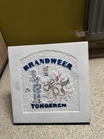 Tegel brandweer Tongeren, Huis en Inrichting, Woonaccessoires | Tekstborden en Spreuken, Ophalen