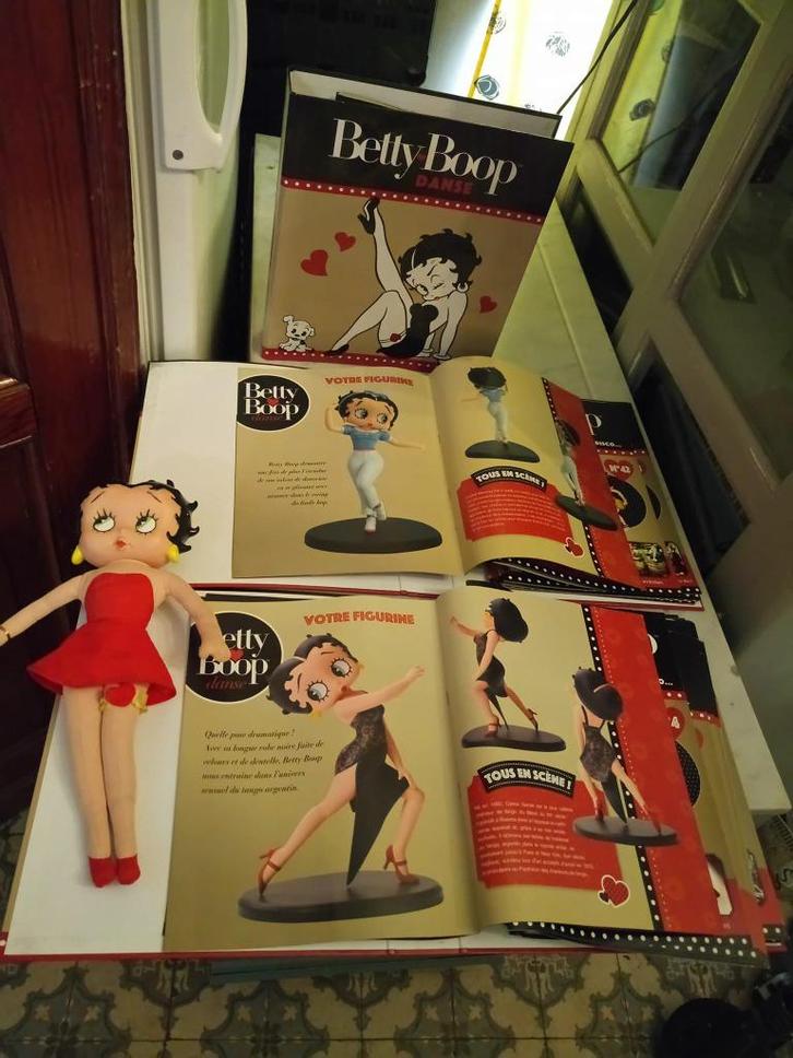 lot fascicule betty boop danse  episode 1 a 43 + peluche, Verzamelen, Stripfiguren, Zo goed als nieuw, Boek of Spel, Betty Boop