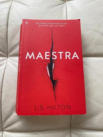 Boek "Maestra". Spannende thriller! (auteur: L.S. Hilton)