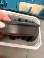 Zwarte terra cotta potjes 0,5/stuk, Huis en Inrichting, Keuken | Servies, Ophalen