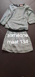 Prachtige set rok en bloesje merkSOME ONE, Kinderen en Baby's, Kinderkleding | Maat 134, Ophalen, Zo goed als nieuw, Someone, Setje