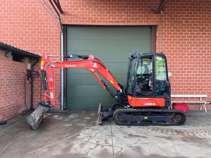 Kubota U50 - 5 minigraver / graafmachine, Zakelijke goederen, Machines en Bouw | Kranen en Graafmachines, Graafmachine, Ophalen of Verzenden