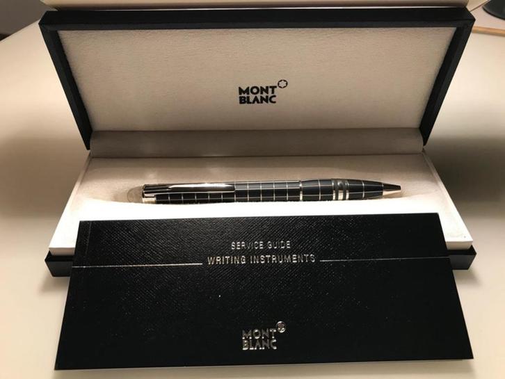 Montblanc starwalker rubber balpen, Collections, Stylos, Neuf, Stylo à bille, Mont Blanc, Avec boîte, Avec publicité, Enlèvement