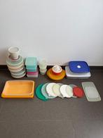 Set oudere Tupperware en andere in goede staat, Huis en Inrichting, Ophalen of Verzenden, Gebruikt, Geel, Bak of Kom