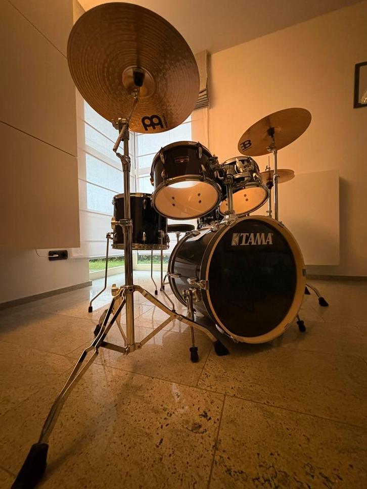 TAMA IMPERIALSTAR HAIRLINE BLACK POPLAR (garantie jusq 2027, Musique & Instruments, Batteries & Percussions, Utilisé, Tama, Enlèvement