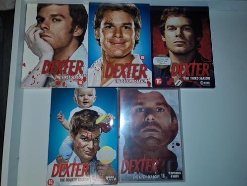 Dexter seizoen 1-5, CD & DVD, DVD | TV & Séries télévisées, Comme neuf, Coffret, Enlèvement ou Envoi