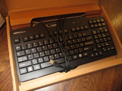 Desko neptune chrom swipe toetsenbord bulkverkoop, Computers en Software, Toetsenborden, Ophalen of Verzenden