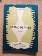 Achille Chavee cristal de vivre envoi à Arsène Detry