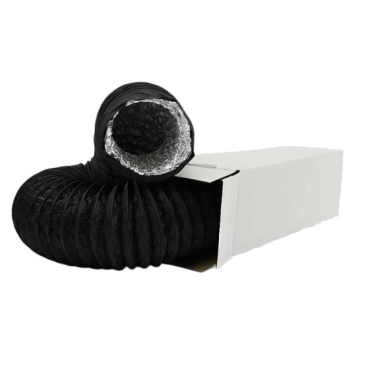 Flexibele afvoerslang voor arico: Zwart - Ø 150mm - L: 6m, Elektronische apparatuur, Airco's, Nieuw, Ophalen of Verzenden